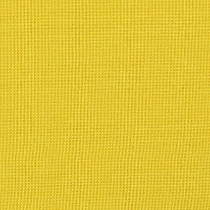 Cadeira de descanso com banco tecido amarelo mostarda