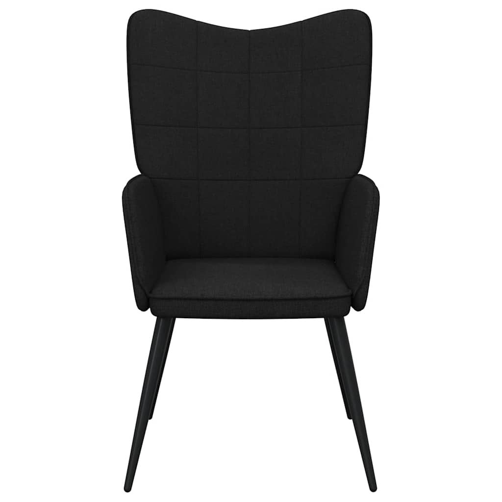 Cadeira de descanso tecido preto