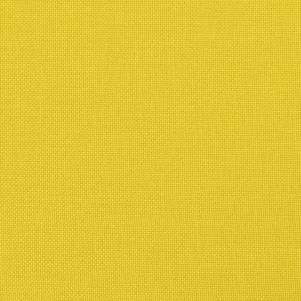 Cadeira de descanso tecido amarelo mostarda