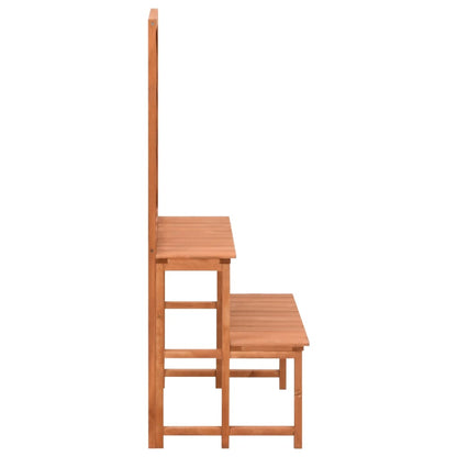 Suporte de plantas com treliça 70x42x115 cm abeto maciço