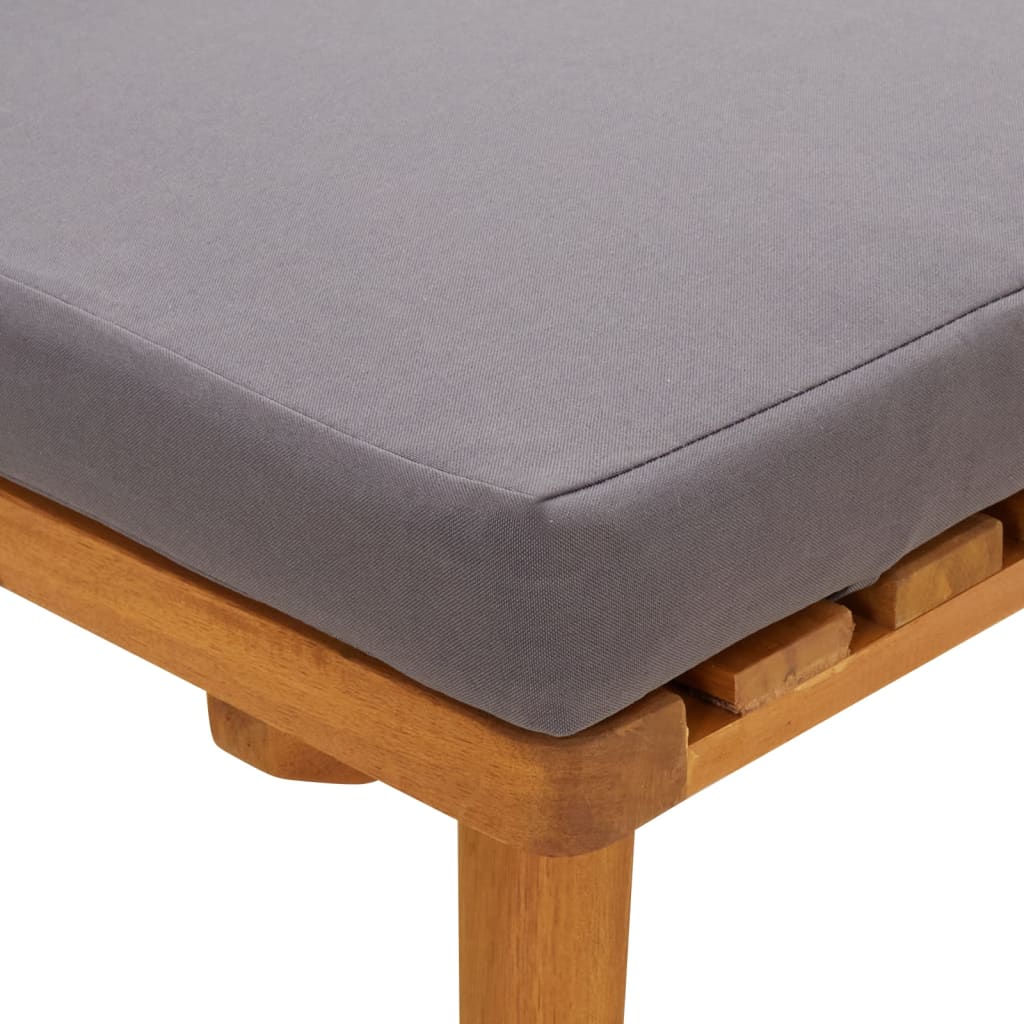 Banco de jardim 200x65 cm madeira de acácia maciça