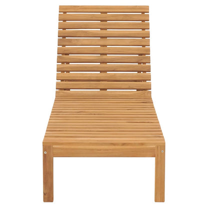 Espreguiçadeiras 2 pcs madeira de teca maciça