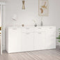 Aparador 160x36x75 cm contraplacado branco