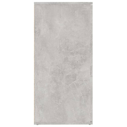 Aparador 160x36x75 cm contraplacado cinzento cimento
