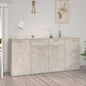 Aparador 160x36x75 cm contraplacado cinzento cimento