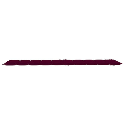 Espreguiçadeiras com mesa e almofadões 2 pcs acácia maciça