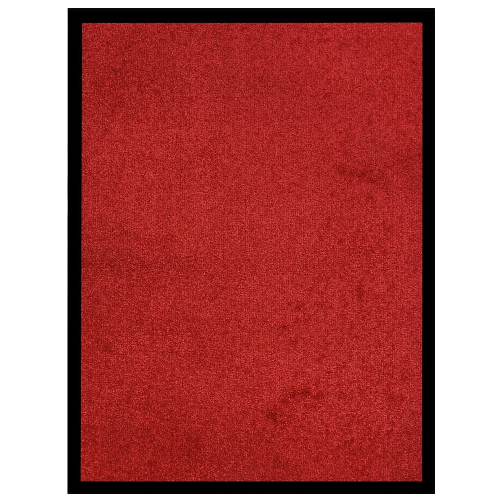 Tapete de porta 40x60 cm vermelho