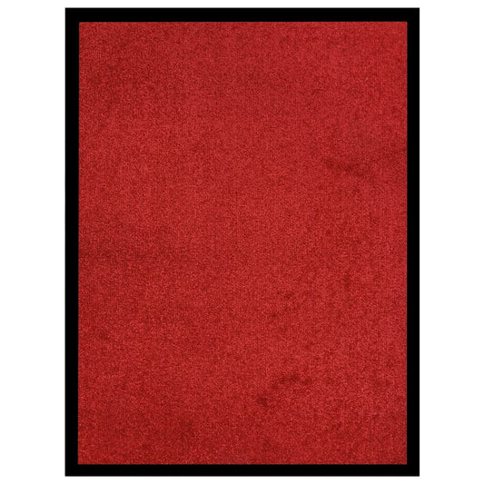 Tapete de porta 40x60 cm vermelho