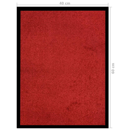 Tapete de porta 40x60 cm vermelho