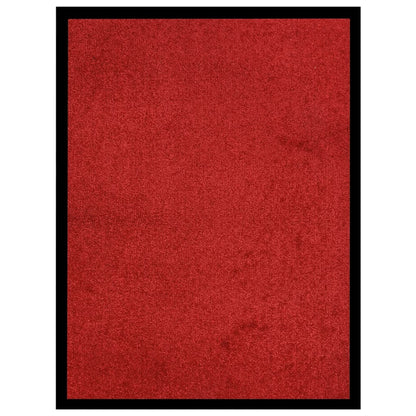 Tapete de porta 60x80 cm vermelho
