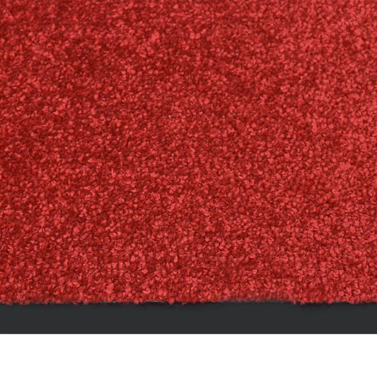Tapete de porta 60x80 cm vermelho