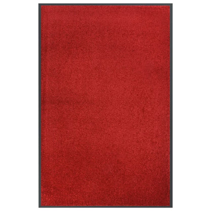 Tapete de porta 80x120 cm vermelho