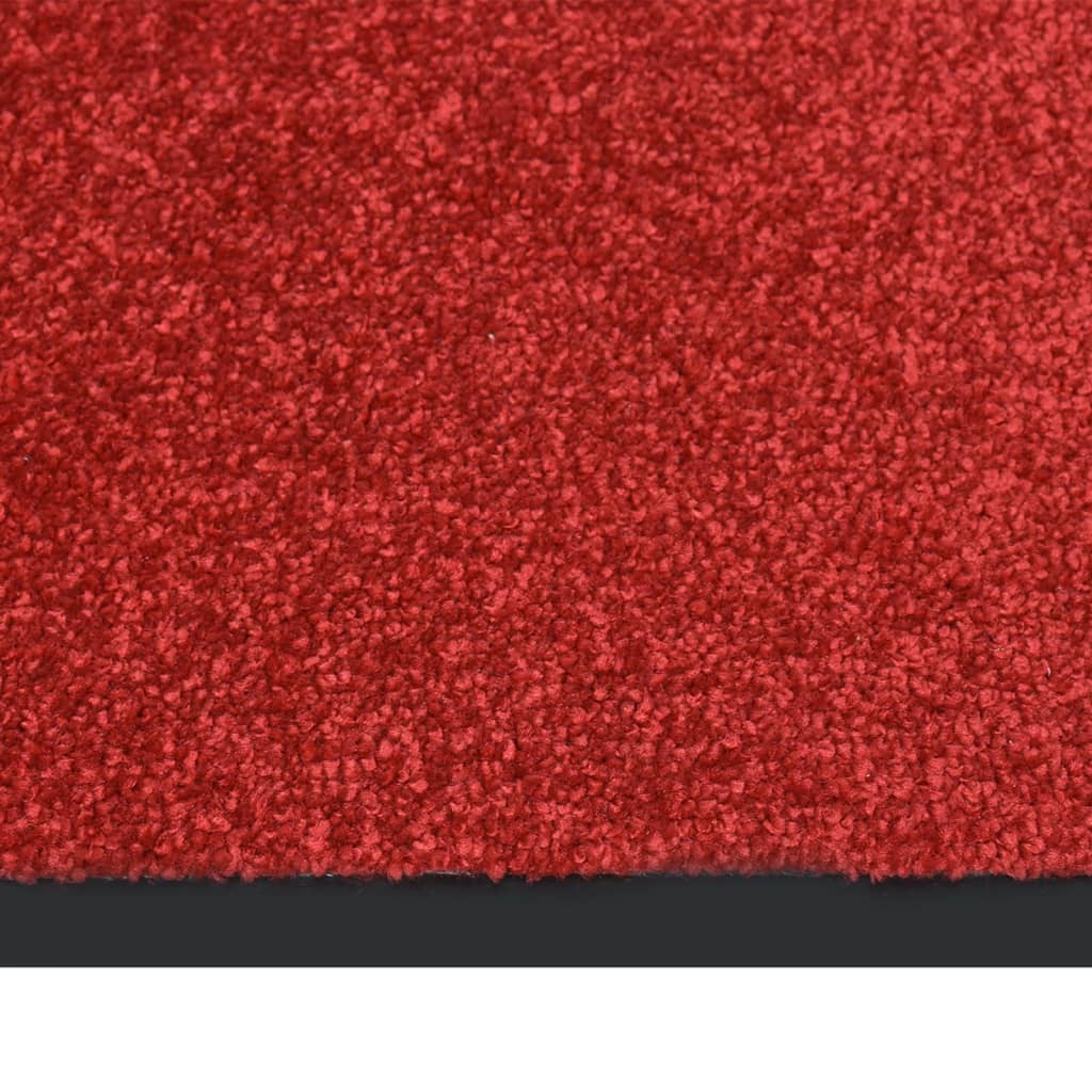 Tapete de porta 80x120 cm vermelho