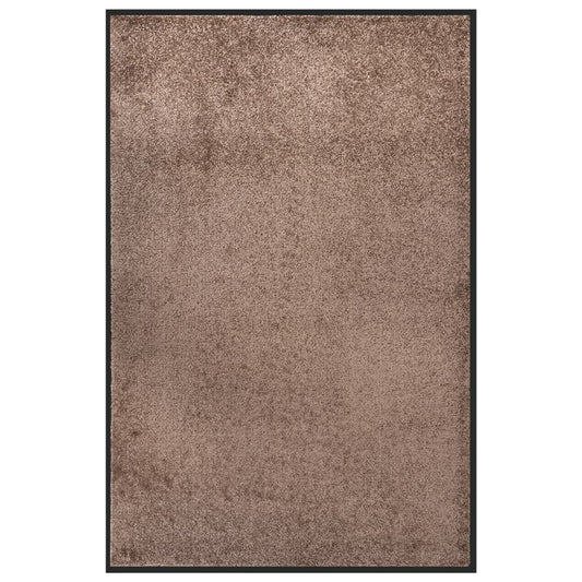 Tapete de porta 80x120 cm castanho