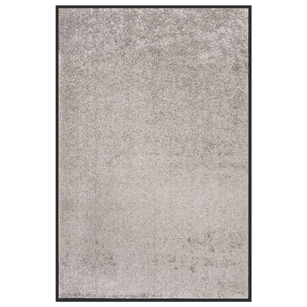 Tapete de porta 80x120 cm cinzento