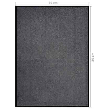 Tapete de porta 60x80 cm antracite