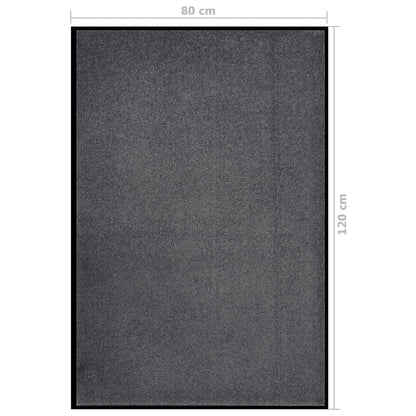 Tapete de porta 80x120 cm antracite