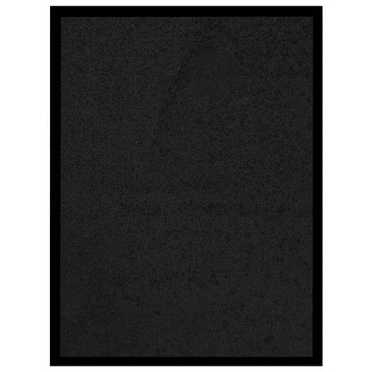 Tapete de porta 40x60 cm preto