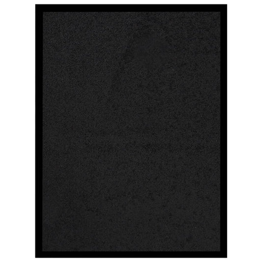 Tapete de porta 40x60 cm preto