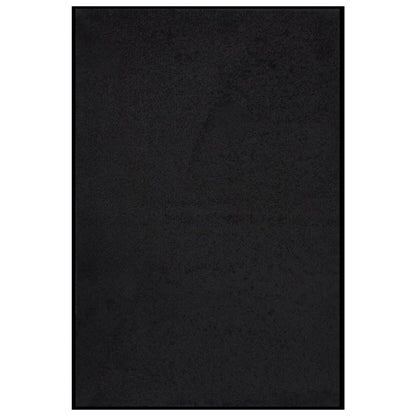 Tapete de porta 80x120 cm preto