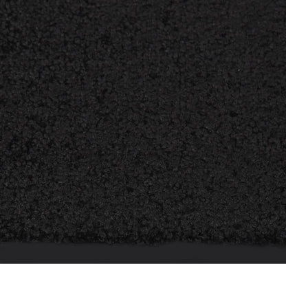 Tapete de porta 80x120 cm preto