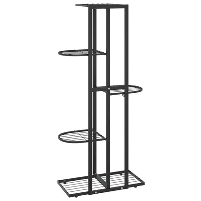 Suporte de vasos c/ 5 prateleiras 43x22x98 cm metal preto