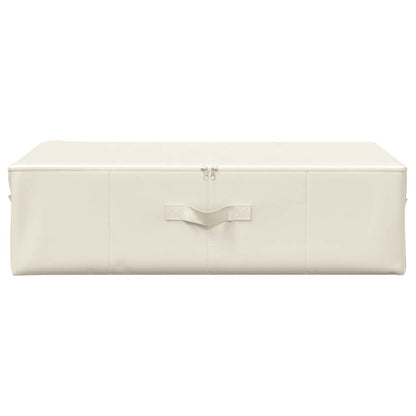 Caixa de arrumação tecido 70x40x18 cm cor creme