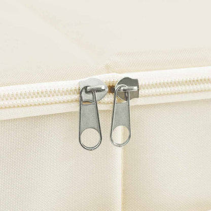 Caixa de arrumação tecido 70x40x18 cm cor creme