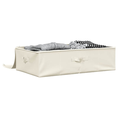 Caixas de arrumação 2 pcs tecido 70x40x18 cm cor creme