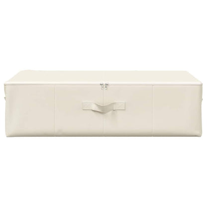 Caixas de arrumação 2 pcs tecido 70x40x18 cm cor creme