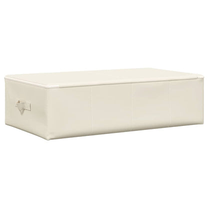 Caixas de arrumação 2 pcs tecido 70x40x18 cm cor creme