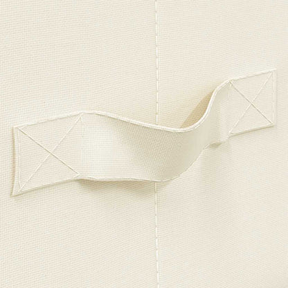 Caixas de arrumação 2 pcs 50x30x25 cm tecido creme