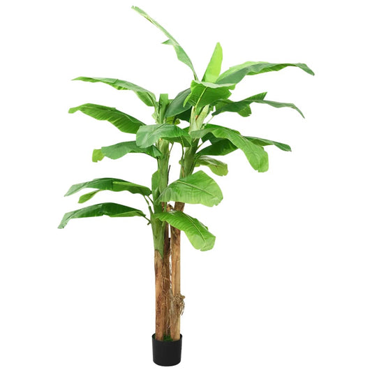Árvore bananeira artificial com vaso 300 cm verde