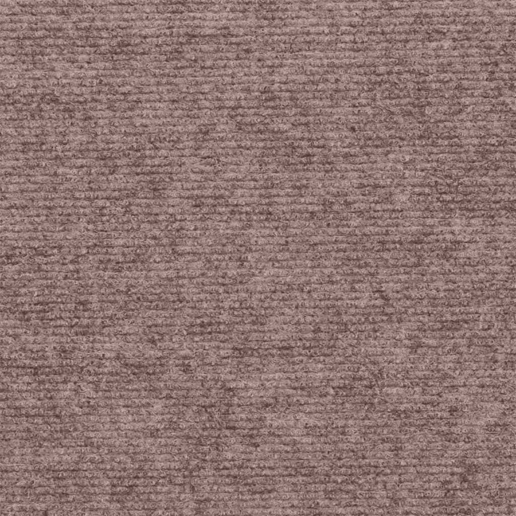 Tapetes de escada autoadesivos 15 peças 60x25 cm marrom claro retangular