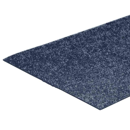 Tapetes de escada autoadesivos 15 peças 60x25 cm cinza azul retangular