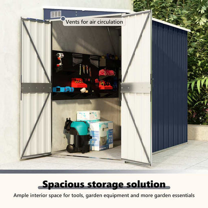 Abrigo suspenso para jardim 118x194x178 cm aço antracite