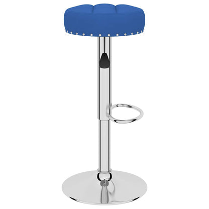 Bancos de bar 2 pcs tecido azul