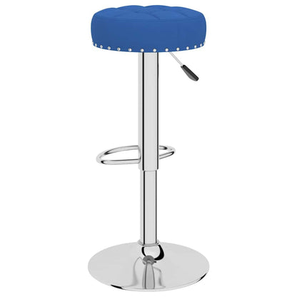 Bancos de bar 2 pcs tecido azul