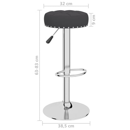 Bancos de bar 2 pcs tecido preto