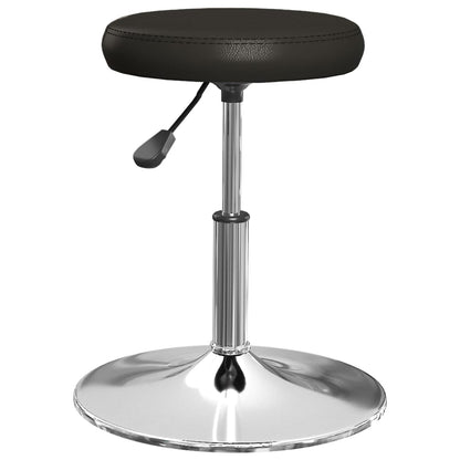 Cadeiras de jantar 2 pcs couro artificial preto