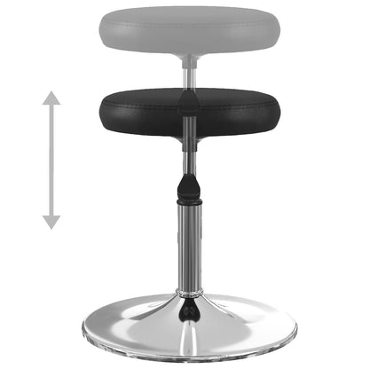 Cadeiras de jantar 2 pcs couro artificial preto