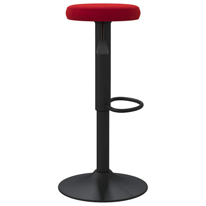 Bancos de bar 2 pcs veludo vermelho tinto