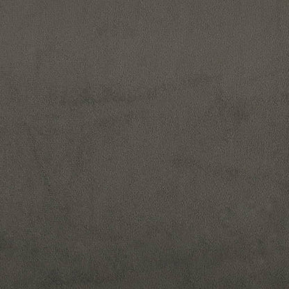 Banco de bar veludo cinzento-escuro