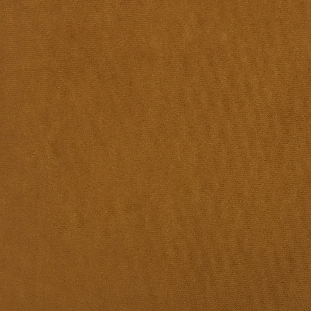 Bancos de bar 2 pcs veludo castanho