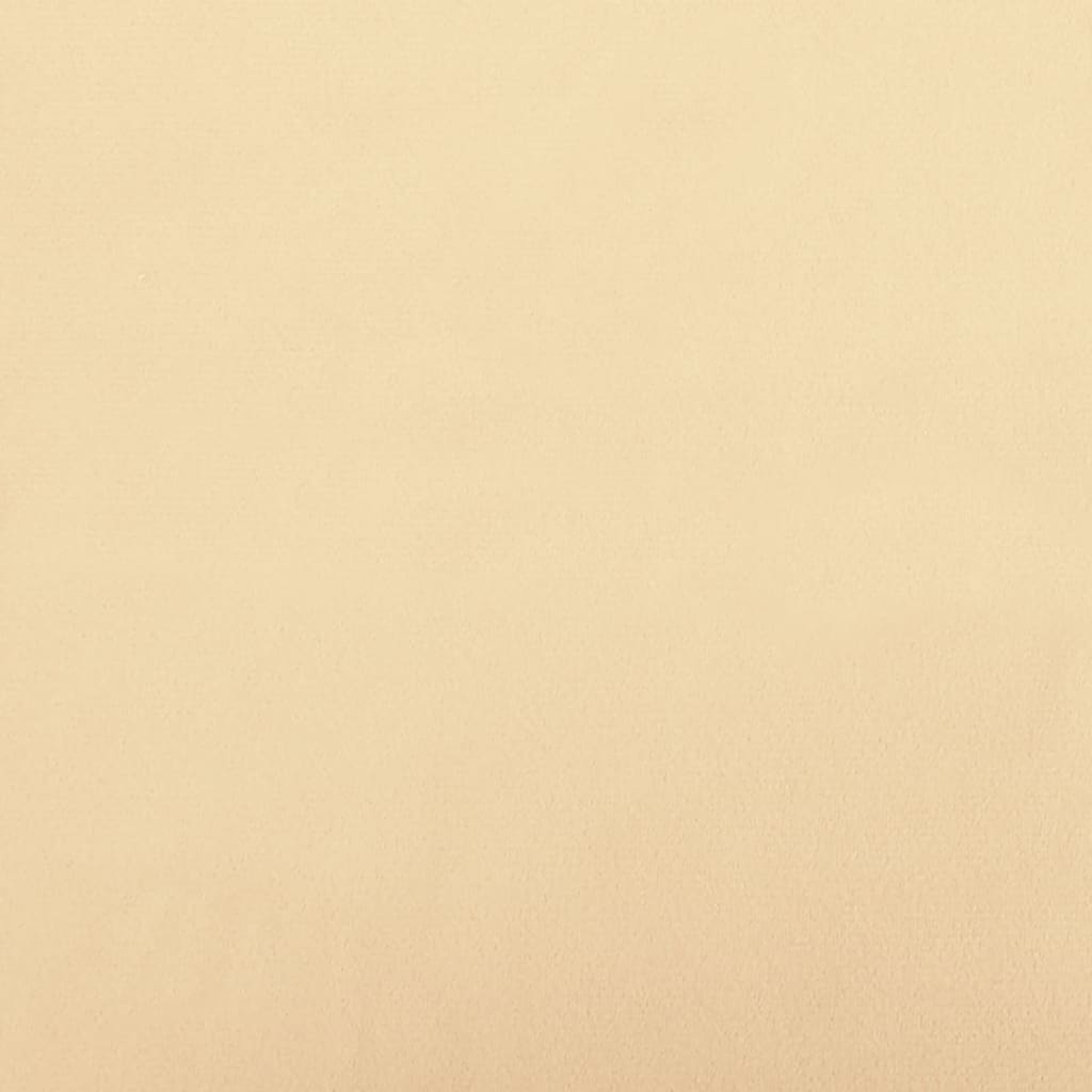 Bancos de bar 2 pcs veludo creme