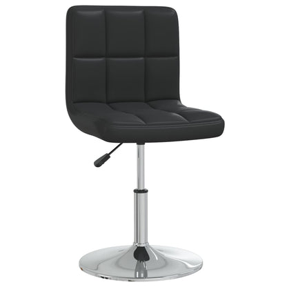 Cadeiras de jantar 2 pcs couro artificial preto