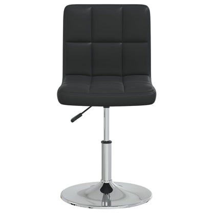 Cadeiras de jantar 2 pcs couro artificial preto