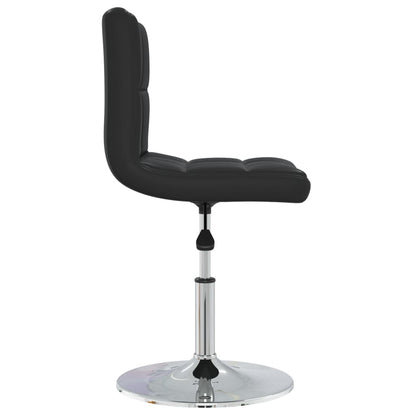 Cadeiras de jantar 2 pcs couro artificial preto