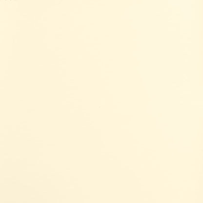 Cadeiras de jantar giratórias 2 pcs tecido cor creme