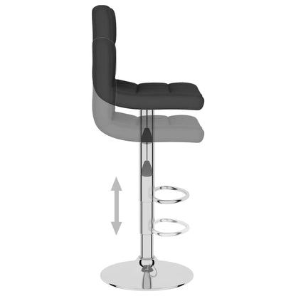 Bancos de bar 2 pcs tecido preto